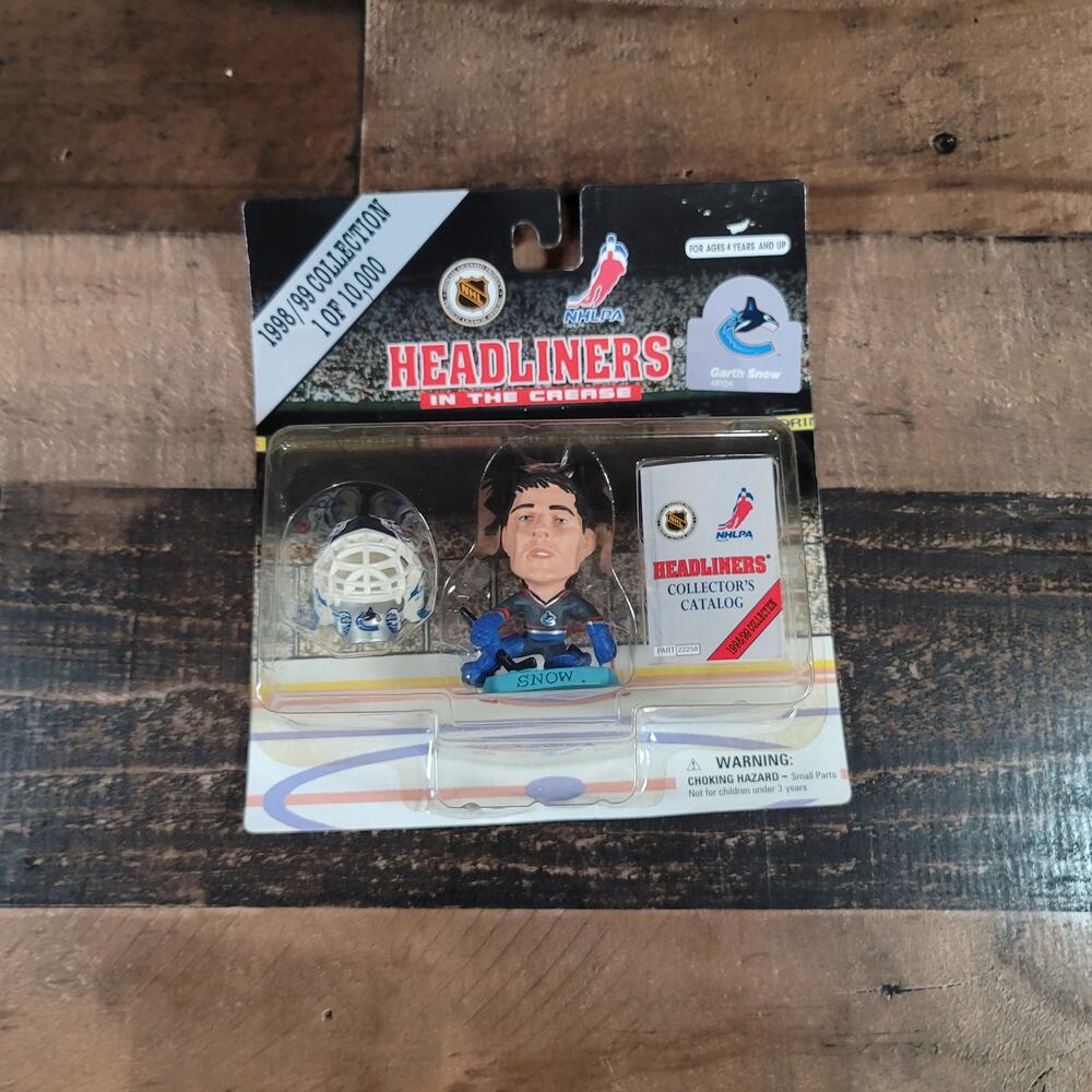 1998 Vancouver Canucks Garth Snow Headliners From Corinthian